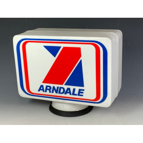 17 - ARNDALE PETROL PUMP GLOBE, A SUBSIDIARY OF PETROFINA, PLASTIC