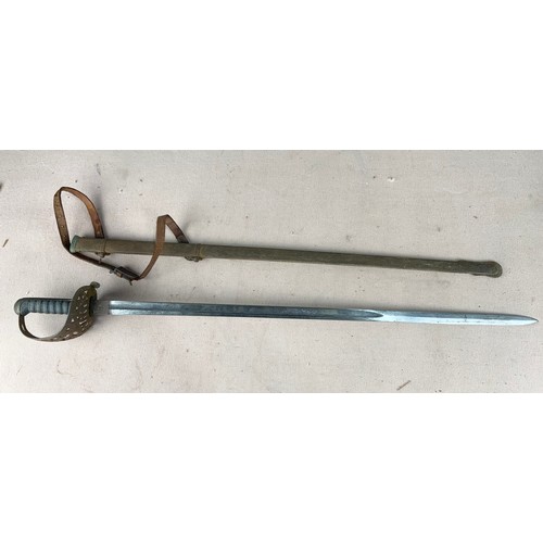 66 - LATE 19TH CENTURY/WW1 ERA BRITISH OFFICER INFANTRY SWORD