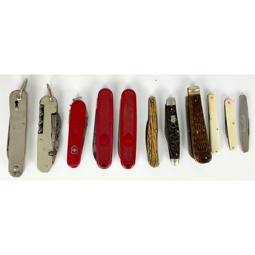 69 - QTY. MISC. MULTI BLADE AND OTHER PENKNIVES