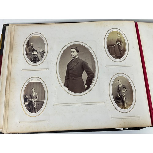 92 - AN INCREDIBLE PHOTOGRAPH ALBUM, WELL FILLED, 3RD BATTALION GRENADIER GUARDS, DUBLIN 1868