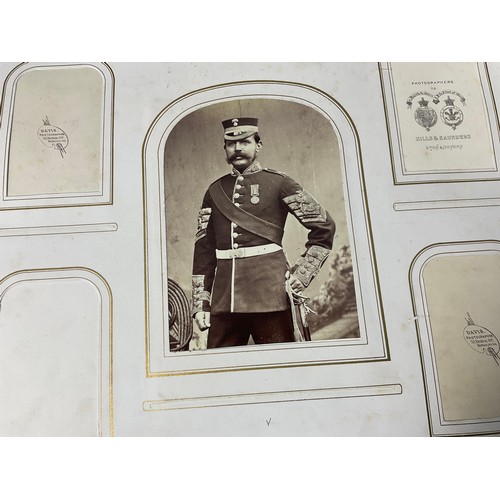 92 - AN INCREDIBLE PHOTOGRAPH ALBUM, WELL FILLED, 3RD BATTALION GRENADIER GUARDS, DUBLIN 1868