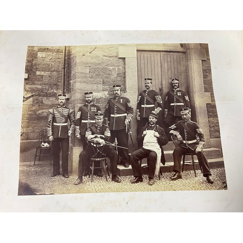 92 - AN INCREDIBLE PHOTOGRAPH ALBUM, WELL FILLED, 3RD BATTALION GRENADIER GUARDS, DUBLIN 1868