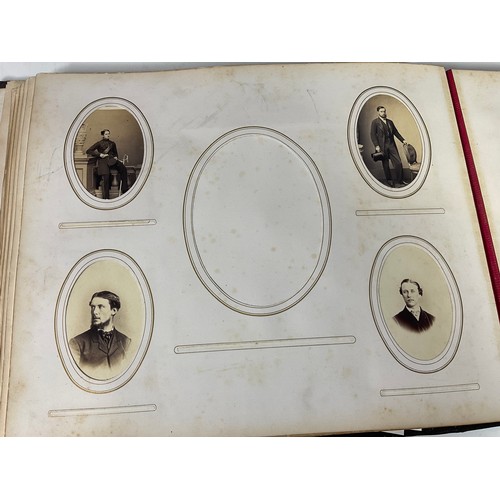 92 - AN INCREDIBLE PHOTOGRAPH ALBUM, WELL FILLED, 3RD BATTALION GRENADIER GUARDS, DUBLIN 1868