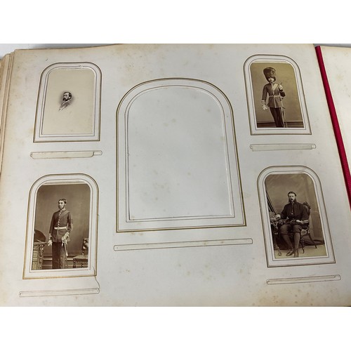 92 - AN INCREDIBLE PHOTOGRAPH ALBUM, WELL FILLED, 3RD BATTALION GRENADIER GUARDS, DUBLIN 1868