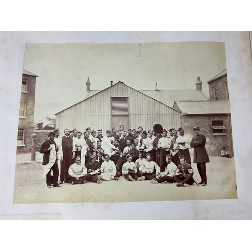 92 - AN INCREDIBLE PHOTOGRAPH ALBUM, WELL FILLED, 3RD BATTALION GRENADIER GUARDS, DUBLIN 1868