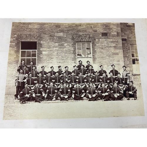 92 - AN INCREDIBLE PHOTOGRAPH ALBUM, WELL FILLED, 3RD BATTALION GRENADIER GUARDS, DUBLIN 1868