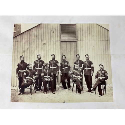 92 - AN INCREDIBLE PHOTOGRAPH ALBUM, WELL FILLED, 3RD BATTALION GRENADIER GUARDS, DUBLIN 1868