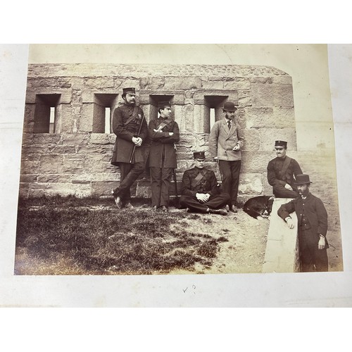 92 - AN INCREDIBLE PHOTOGRAPH ALBUM, WELL FILLED, 3RD BATTALION GRENADIER GUARDS, DUBLIN 1868