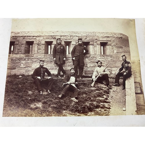 92 - AN INCREDIBLE PHOTOGRAPH ALBUM, WELL FILLED, 3RD BATTALION GRENADIER GUARDS, DUBLIN 1868