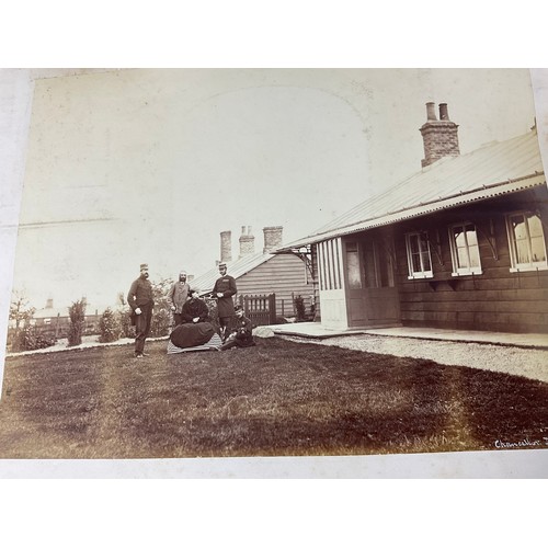 92 - AN INCREDIBLE PHOTOGRAPH ALBUM, WELL FILLED, 3RD BATTALION GRENADIER GUARDS, DUBLIN 1868