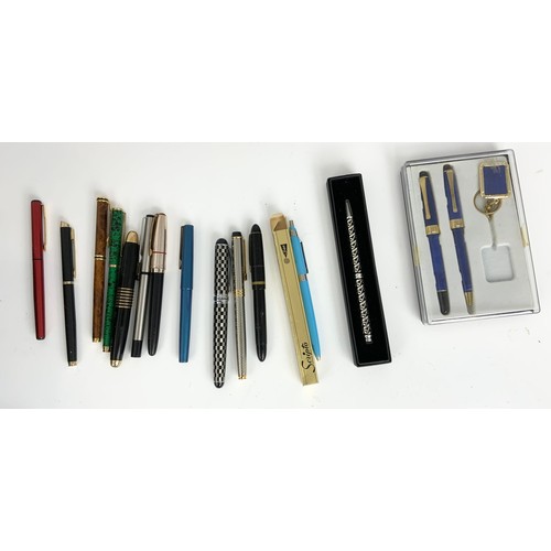 129 - A QUANTITY OF MISC. MIXED FOUNTAIN PENS AND OTHERS