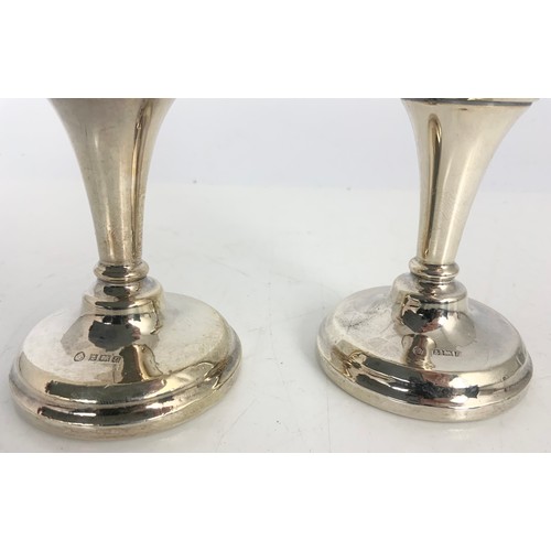 298 - PAIR OF SILVER CANDLESTICKS