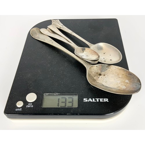 268 - QTY. SILVER SPOONS, APPROX. 133g