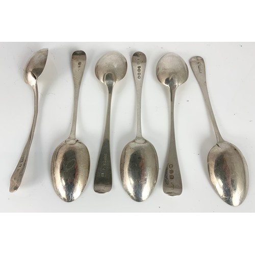 272 - SET OF 6 HALLMARKED CHARLES BOYTON LONDON 1832  TEA SPOONS  66g