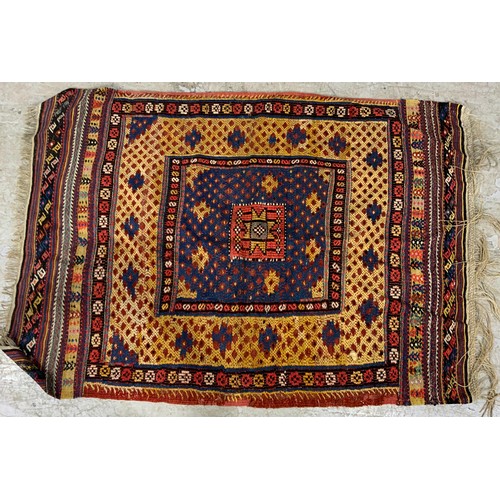 693 - COLOURFUL RUG  166cm x 122cm