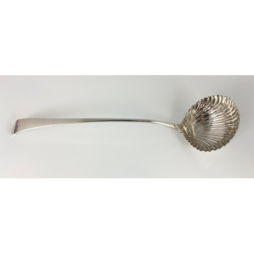 275 - HALLMARKED LONDON 1810 POSSIBLY PETER & JONATHON BATEMAN SILVER LARGE LADLE 152g