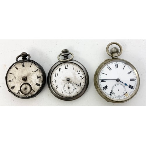 421 - BOXED INGERSOLL REFEREE TIMER WITH 3 POCKET WATCHES INC A HALLMARKED SILVER EXAMPLE AF