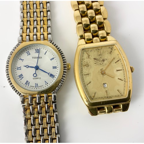 463 - 4 VARIOUS GENTS VINTAGE AND FASHION WRISTWATCHES