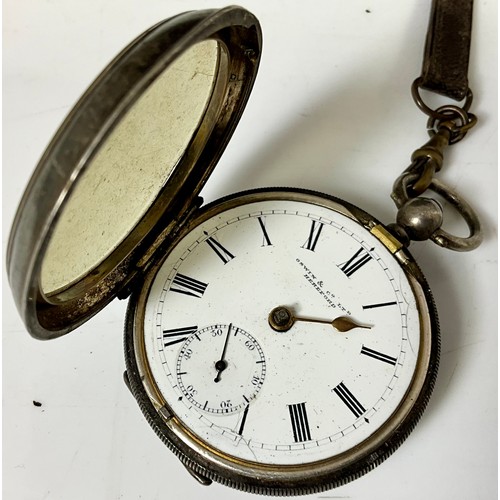 431 - SILVER POCKET WATCH OSWIN & CO HEREFORD