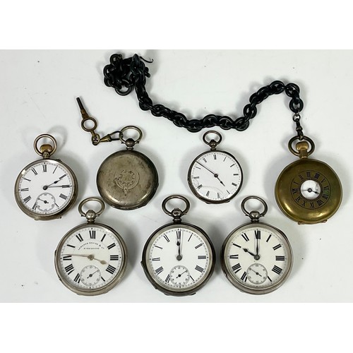 433 - MISC. SILVER AND OTHER POCKET WATCHES