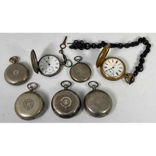 433 - MISC. SILVER AND OTHER POCKET WATCHES