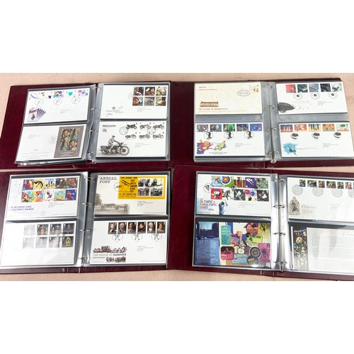 490 - COLLECTION OF FIRST DAY COVERS IN ALBUMS TOGETHER WITH COIN COVERS AND LONDON 2012 OLYMPICS STAMPS I... 