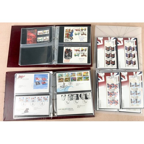 490 - COLLECTION OF FIRST DAY COVERS IN ALBUMS TOGETHER WITH COIN COVERS AND LONDON 2012 OLYMPICS STAMPS I... 