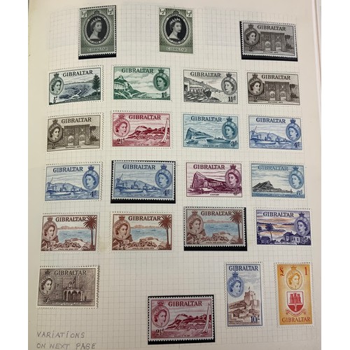 525 - (S4) DEVON ALBUM GIBRALTAR 1953-1994 MINT EARLY UNMOUNTED INCLUDING MINI SHEETS