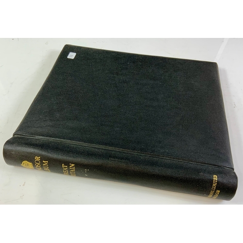 535 - A STANLEY GIBBONS WINDSOR ALBUM CONTAINING MINT & USED GB STAMPS