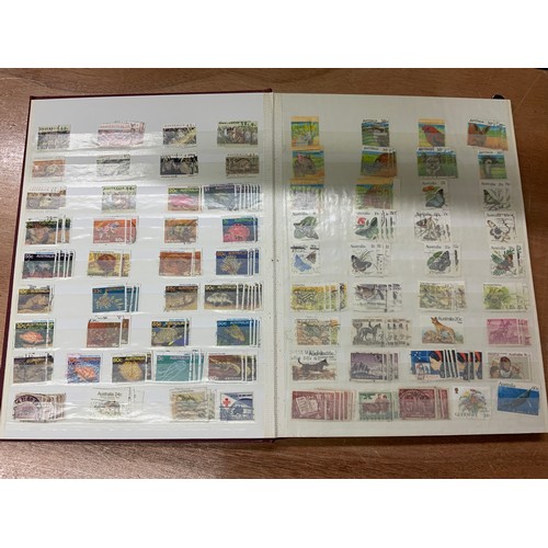 500 - ANOTHER GLORY BOX FULL OF ALL WORLD STAMPS IN PACKETS, 2 ALBUMS AND A COVER ALBUM, (1000S)