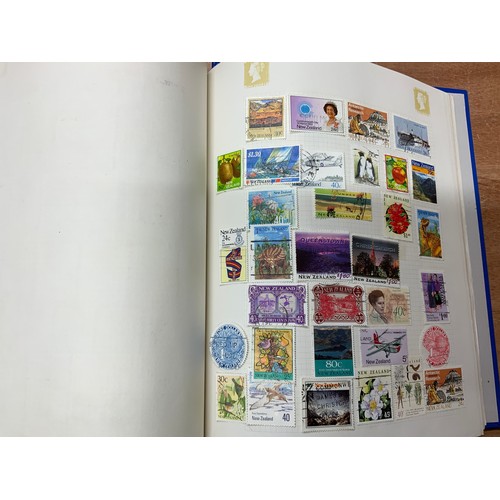 500 - ANOTHER GLORY BOX FULL OF ALL WORLD STAMPS IN PACKETS, 2 ALBUMS AND A COVER ALBUM, (1000S)