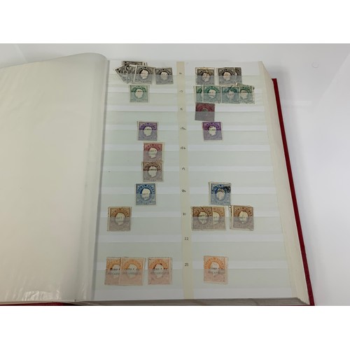 508 - PORTUGUESE COLS ( MOZAMBIQUE) IN RED STOCKBOOKS, A MINT & USED ACCUMULATION MAINLY EARLIST ISSUES, D... 