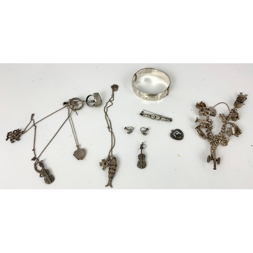 561 - SILVER JEWELLERY ETC.