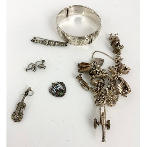 561 - SILVER JEWELLERY ETC.