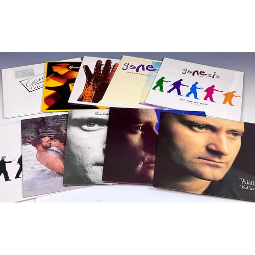 268 - A COLLECTION OF GENESIS RECORDS AND RELATED SOLO ALBUMS INC. PHIL COLLINS, PETER GABRIEL AND MIKE RU... 