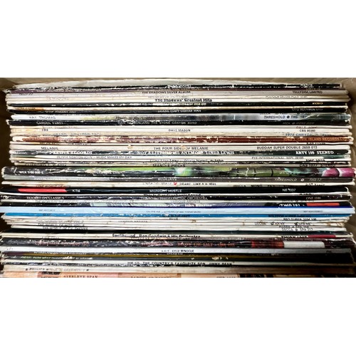 296 - OVER 70 MIXED GENRE VINYL LP’S FROM 1960’S THROUGH TO 1980’S T/W SOME 7” SINGLES