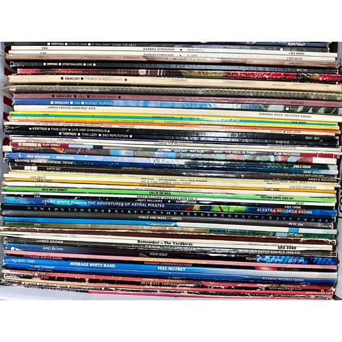 276 - OVER 100 VINYL LP RECORDS, MOSTLY 70’S AND 80’S ROCK, POP, SOUL AND DISCO. ARTISTS INC. ABBA, PAUL S... 