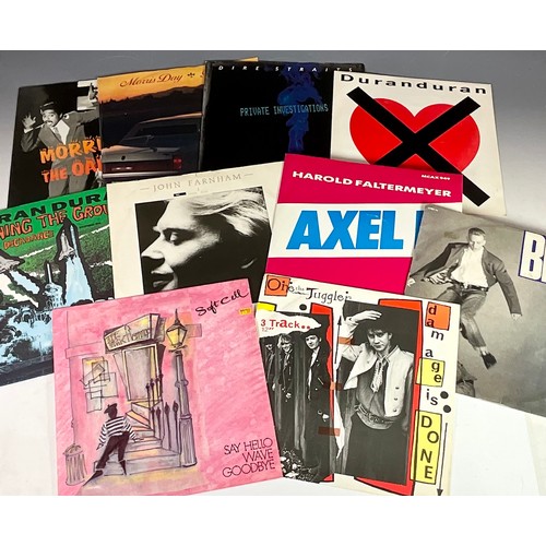 285 - BOX OF LP’S AND 12” SINGLES FROM THE 1980’S INC. BRONSKI BEAT, MADONNA, ARCADIA, PAUL YOUNG, PETER G... 