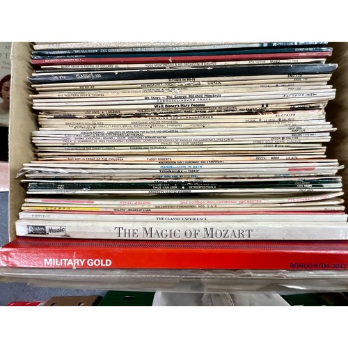 287 - BOX OF CLASSICAL RECORDS INC. SOUNDTRACKS AND SHOWS