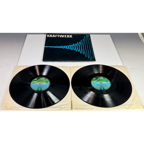 256 - KRAFTWERK - KRAFTWERK 1973 DOUBLE LP VERTIGO SPACESHIP LABELS