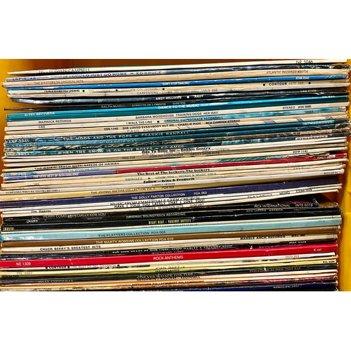 282 - OVER 100 LP RECORDS - MIXED GENRES INC. COUNTRY, SINGER SONGWRITER, 60’S AND 70’S POPULAR