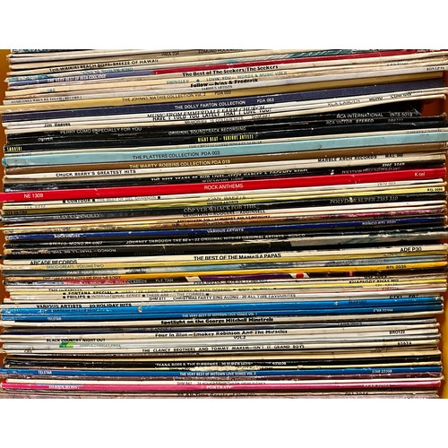 282 - OVER 100 LP RECORDS - MIXED GENRES INC. COUNTRY, SINGER SONGWRITER, 60’S AND 70’S POPULAR