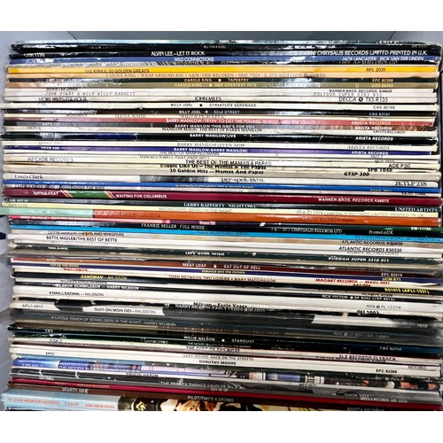 281 - OVER 100 LP RECORDS - MIXED GENRES INC. EASY LISTENING, SINGER SONGWRITER, 60’S, 70’S AND 80’S ROCK,... 