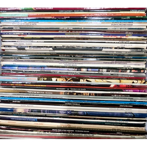 281 - OVER 100 LP RECORDS - MIXED GENRES INC. EASY LISTENING, SINGER SONGWRITER, 60’S, 70’S AND 80’S ROCK,... 