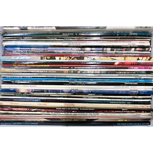 281 - OVER 100 LP RECORDS - MIXED GENRES INC. EASY LISTENING, SINGER SONGWRITER, 60’S, 70’S AND 80’S ROCK,... 