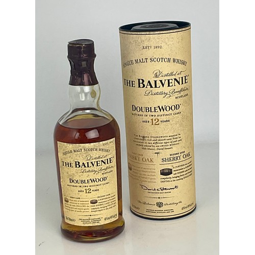 5 - THE BALVENIE SINGLE MALT SCOTCH WHISKEY DOUBLEWOOD, AGED 12 YEARS, 70CL, IN TUBE