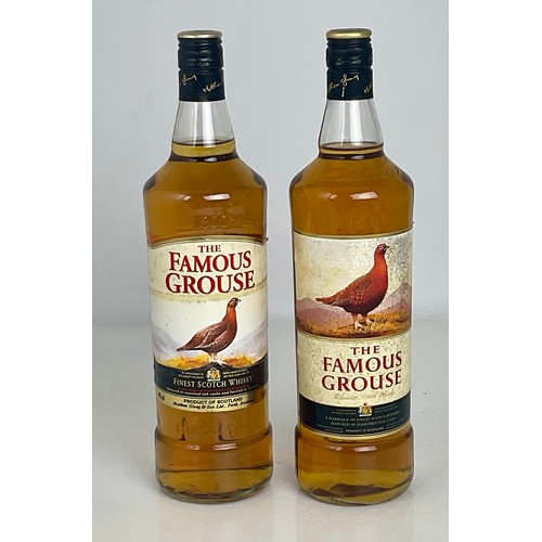 12 - 2, 1 LITRE BOTTLES THE FAMOUS GROUSE