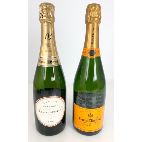 68 - VEUVE CLIQUOT AND LAURENT PERRIER CHAMPAGNE