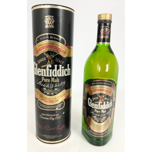 18 - GLENFIDDICH SINGLE MALT WHISKY, 1 LITRE BOTTLE IN PRESENTATION TUBE