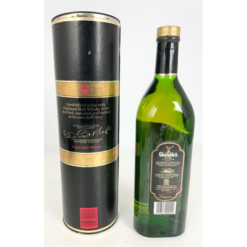 18 - GLENFIDDICH SINGLE MALT WHISKY, 1 LITRE BOTTLE IN PRESENTATION TUBE